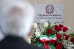  Il Presidente della Repubblica Sergio Mattarella al Cimitero di Codogno depone una corona di fiori in ricordo dei caduti per Covid 19