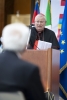 Il cardinale Gualtiero Bassetti, Presidente della CEI, in occasione della cerimonia di commemorazione del Sindaco del Comune di Rocca di Papa, Dott. Emanuele Crestini
