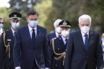Il Presidente della Repubblica Sergio Mattarella con il Presidente della Repubblica di Slovenia, Borut Pahor
