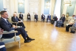 Il Presidente della Repubblica Sergio Mattarella a Trieste con il Presidente della Repubblica di Slovenia,Borut Pahor incontrano i rappresentanti della minoranza slovena in Italia e della minoranza italiana in Slovenia
