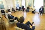 Il Presidente della Repubblica Sergio Mattarella a Trieste con il Presidente della Repubblica di Slovenia, Borut Pahor incontrano i rappresentanti della minoranza slovena in Italia e della minoranza italiana in Slovenia
