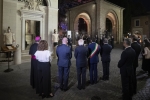 Il Presidente della Repubblica Sergio Mattarella a Ravenna presso la Tomba di Dante Alighieri,in occasione dell'apertura dell'anno celebrativo per il settimo centenario della morte