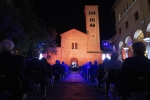 Il Presidente della Repubblica Sergio Mattarella a Ravenna durante la cerimonia inaugurale delle celebrazioni per il 700° anniversario della morte di Dante Alighieri