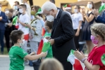Il Presidente della Repubblica Sergio Mattarella in occasione della cerimonia d’apertura dell’anno scolastico 2020-2021
