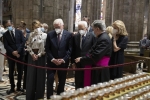 Il Presidente Sergio Mattarella e la Sig.ra Laura, con il Presidente della Repubblica Federale di Germania Frank-Walter Steinmeier e la Signora Elke Büdenbender in visita al Duomo di Milano