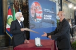 Il Presidente Sergio Mattarella conferisce "motu proprio" l'onorificenza di Ufficiale dell'Ordine al Merito della Repubblica Italiana a Alessandro Bellantoni    

