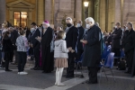 Il Presidente Sergio Mattarella alla cerimonia conclusiva dell’incontro internazionale di preghiera per la pace tra le grandi religioni mondiali dal titolo “Nessuno si salva da solo – pace e fraternità" 