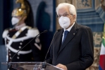 Il Presidente della Repubblica Sergio Mattarella in occasione della cerimonia di celebrazione de “I Giorni della Ricerca