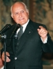Il Presidente Oscar Luigi Scàlfaro mentre pronuncia un discorso al Quirinale
