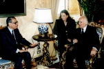 Il Presidente Scàlfaro con il Segr. Gen. O.N.U. Boutros  Boutros-Ghali. 23 novembre 1994