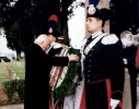 Visita del Presidente della Repubblica Oscar Luigi Scàlfaro al Cimitero Italiano. Addis Abeba, 26 novembre 1997