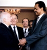 Incontro del Presidente Scàlfaro con il Presidente dello Stato d'Eritrea Isaias Afwerki. Asmara 27 novembre 1997