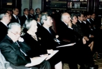 Il Presidente Scàlfaro al convegno "Giuseppe Saragat 1898-1998" alla Camera dei Deputati. 11 novembre 1998