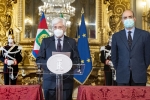 Il Segretario Generale della Presidenza della Repubblica Ugo Zampetti comunica le dimissioni del Presidente del Consiglio Giuseppe Conte
