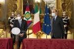 Il Presidente della Camera dei Deputati, Roberto Fico, al termine delle consultazioni
