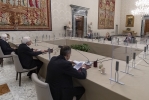 Il Presidente della Repubblica Sergio Mattarella con il Gruppo Parlamentare Misto del Senato della Repubblica, in occasione delle consultazioni
