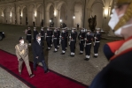 Il Presidente della Camera dei Deputati Roberto Fico al suo arrivo al Quirinale