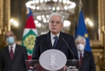 Il Presidente della Repubblica Sergio Mattarella, nel corso delle dichiarazioni 