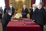 L'On. Renato Brunetta, Ministro senza portafoglio, in occasione del giuramento
