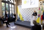 Il Presidente Sergio Mattarella in occasione della cerimonia di inaugurazione della piattaforma digitale Dante.Global