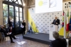 Il Presidente Sergio Mattarella in occasione della cerimonia di inaugurazione della piattaforma digitale Dante.Global
