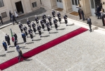 L'arrivo al Palazzo del Quirinale del Presidente di S.E. il Signor Borut Pahor, Presidente della Repubblica di Slovenia