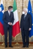 Il Presidente Sergio Mattarella con S.E. il Signor Borut Pahor, Presidente della Repubblica di Slovenia