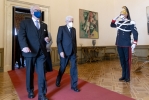 Il Presidente Sergio Mattarella con il Presidente della Repubblica di Lettonia Egils Levits, in visita ufficiale
