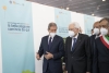 Il Presidente Sergio Mattarella visita l'Hub vaccinale anti Covid allestito alla Fiera del Mediterraneo 
