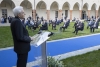 Il Presidente della Repubblica Sergio Mattarella in occasione della cerimonia di inaugurazione del nuovo Campus Santa Monica dell’Università Cattolica del Sacro Cuore.
