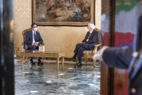 Il Presidente Mattarella incontra il Presidente della Repubblica di Macedonia del Nord, S.E. il Signor Stevo Pendarovski