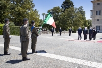 Il Presidente Sergio Mattarella incontra i Capitani Reggenti della Repubblica di San Marino, LL.EE.,i Signori Gian Carlo Venturini e Marco Nicolini, in visita ufficiale. 
