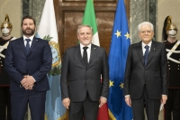 Mattarella riceve i Capitani Reggenti della Repubblica di San Marino