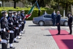 L'accoglienza al Presidente della Repubblica di Bulgaria, Rumen Radev, in occasione dell'incontro con il Presidente Sergio Mattarella