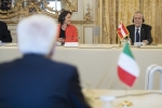 Il Presidente della Repubblica Sergio Mattarella,con il Presidente Federale della Repubblica d’Austria Alexander Van der Bellen,in visita ufficiale 
