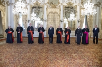 Mattarella incontra i Cardinali Italiani di nuova nomina