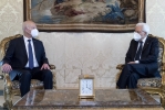 Il Presidente Sergio Mattarella nel corso dei colloqui con il Presidente della Repubblica Tunisina S.E. Kaïs Saïed