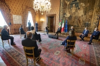 Il Presidente della Repubblica Sergio Mattarella incontra Giuseppe Busia, Presidente dell’ Autorità Nazionale Anticorruzione e una delegazione ,in occasione della presentazione della relazione annuale
