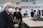 Il Presidente della Repubblica Sergio Mattarella visita i laboratori del nuovo Campus di Architettura del Politecnico di Milano