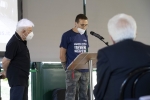 Il Presidente della Repubblica Sergio Mattarella in occasione della visita alla Fondazione Exodus Onlus
