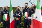 L'intervento dell'atleta Jessica Rossi alla cerimonia di consegna della bandiera agli atleti italiani in partenza per i Giochi Olimpici e Paralimpici di Tokyo 2020