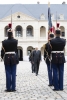 Il Presidente della Repubblica Sergio Mattarella all'Hôtel des Invalides, durante gli onori militari, in occasione della visita di Stato nella Repubblica di Francia
