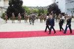Il Presidente della Repubblica Sergio Mattarella con Richard Ferrand, Presidente dell’Assemblée Nationale