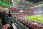 Il Presidente della Repubblica Sergio Mattarella alla finale degli europei di calcio 