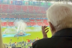 Il Presidente della Repubblica Sergio Mattarella alla finale degli europei di calcio