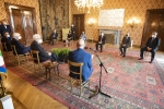Il Presidente della Repubblica Sergio Mattarella incontra Franco Bettoni Presidente INAIL, unitamente a una delegazione, in occasione della presentazione del Rapporto 2020 
