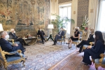 Il Presidente della Repubblica Sergio Mattarella incontra Antonio CALABRÒ,Presidente di Museimpresa, unitamente a una delegazione, in occasione del 20° anniversario di fondazione dell’associazione
