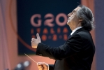Il M° Riccardo Muti nel corso del concerto in occasione del G20 Cultura