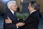 Il Presidente Sergio Mattarella con il M° Riccardo Muti