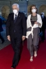 Il Presidente Sergio Mattarella e la Sig.ra Laura al termine del concerto in occasione del G20 Cultura